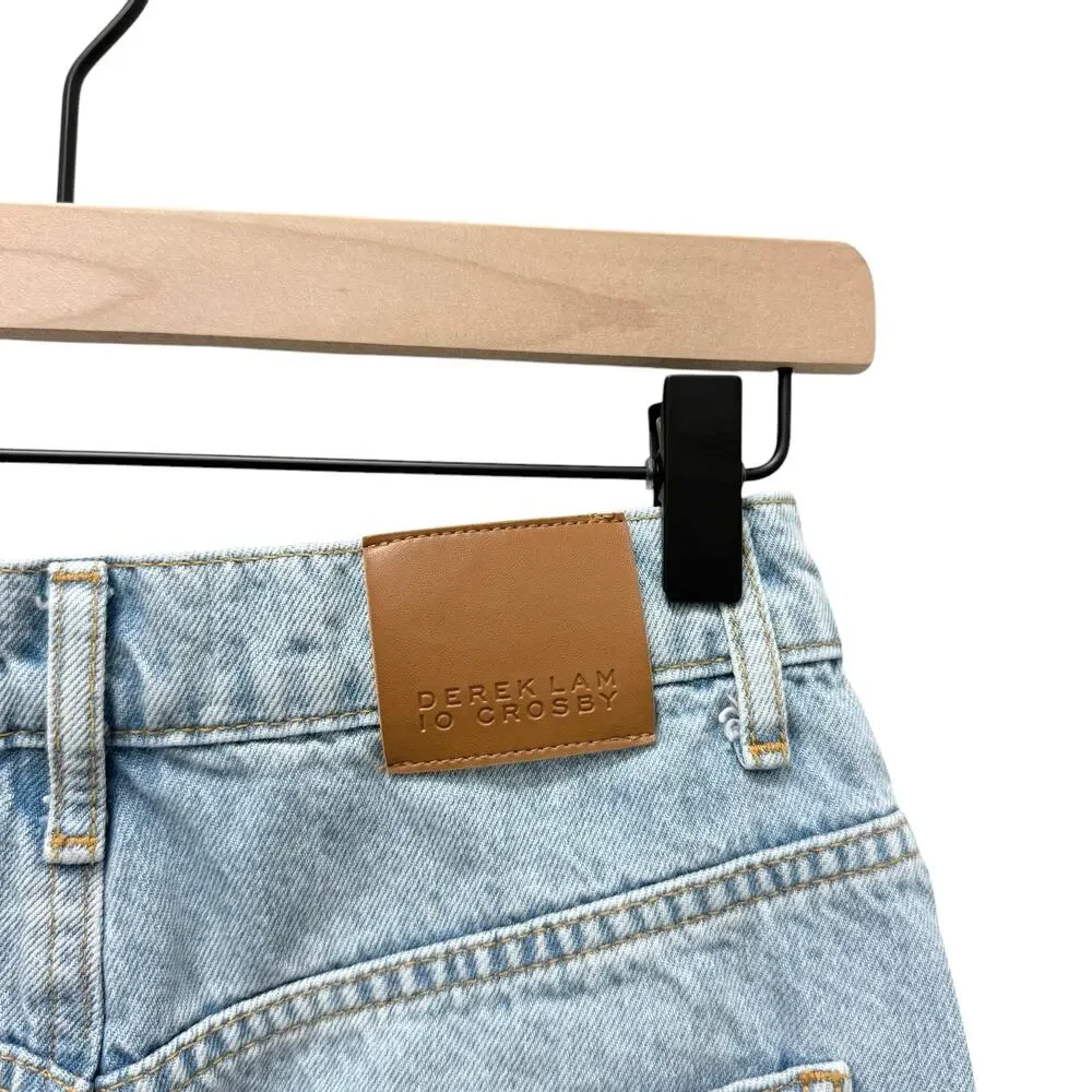 Derek Lam 10 Crosby Cotton Juliet High‎ Rise Denim Skirt Size 24